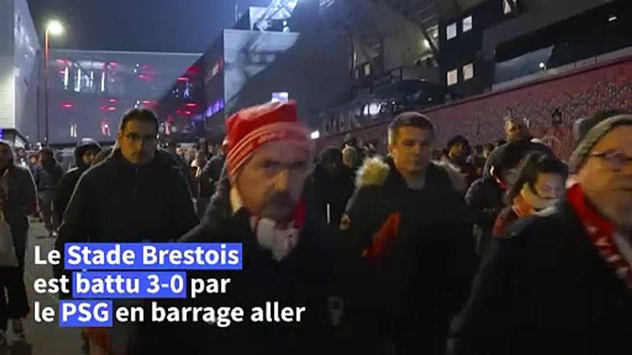Brest - PSG : les supporters brestois "pas déçus" malgré la défaite