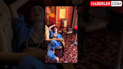 Ünlü oyuncu Yüsra Geyik'ten cesur pozlar