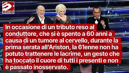 Antonella Clerici, perché le lacrime a Sanremo