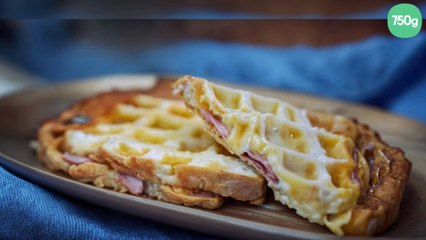 Croque-monsieur gaufre