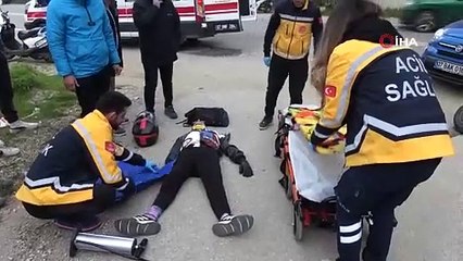 Alanya’da otomobil ile motosiklet çarpıştı: 1 yaralı