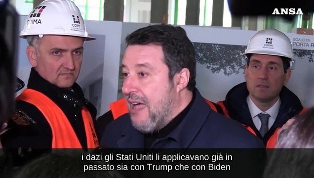 Salvini: I dazi stimolino l'Europa a fare gli interessi dell'Europa