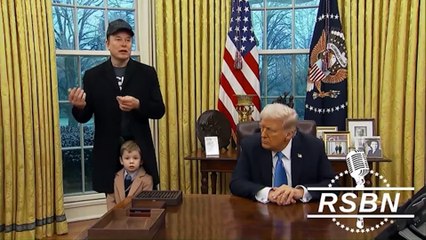Insólita conferencia en el Despacho Oval: Trump, Musk y X, su hijo