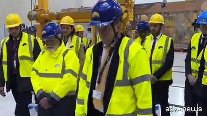 Macron e Modi visitano Iter, l'impianto per l'energia da fusione