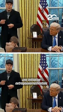 Musk débarque avec son fils dans le Bureau ovale sous les yeux de Trump