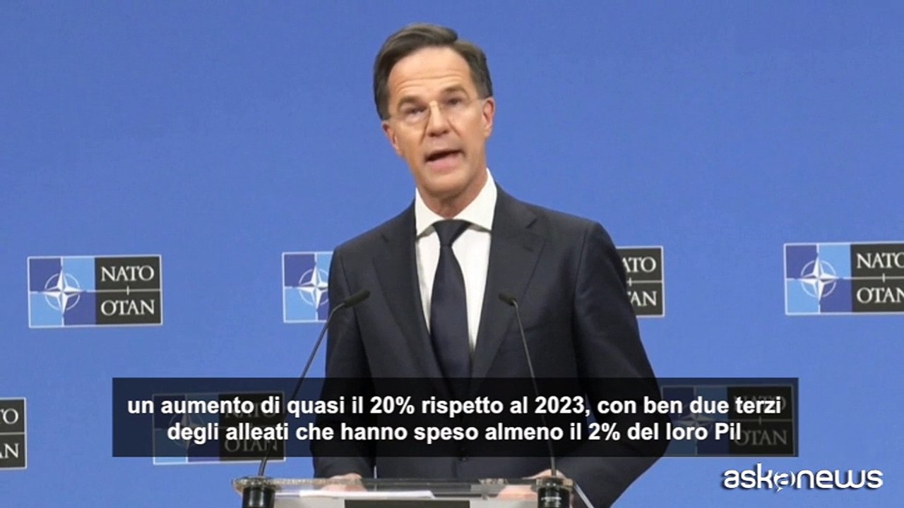 Rutte: la Nato deve fare molto di più sulla spesa per la difesa
