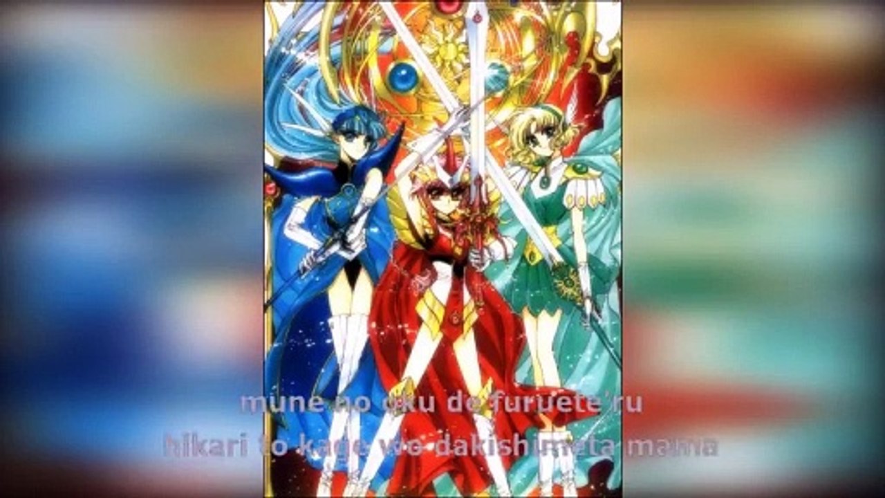 Magic Knight Rayearth Op 3 Hikari to Kage wo Dakishimeta Mama romaji