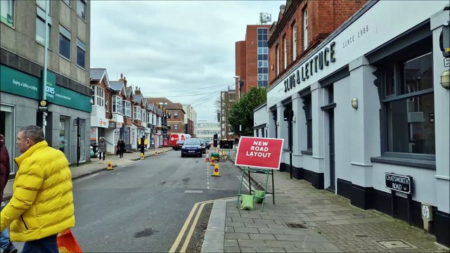 Emergency roadworks in Worthing town centre are causing gridlock