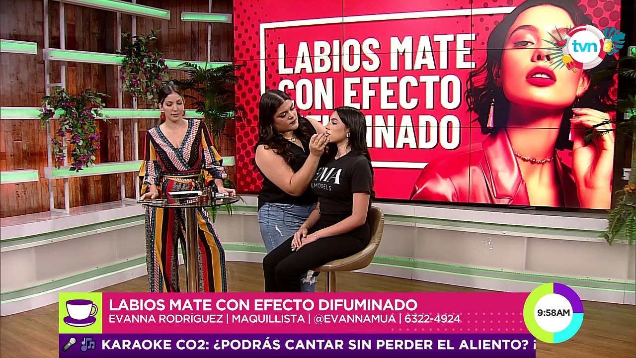 Labios matte con efecto difuminado
