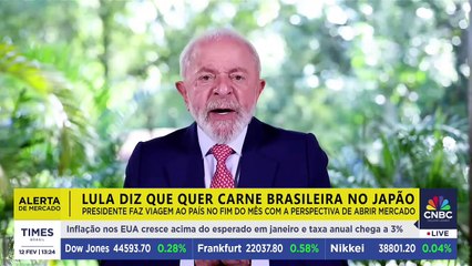 Em entrevista, Lula diz que quer abrir mercado de carne brasileira no Japão