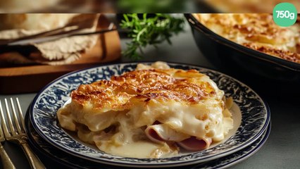 Gratin dauphinois au blanc de poulet