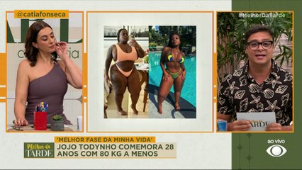 Jojo Todynho comemora 28 anos com 80 kg a menos | Melhor da Tarde