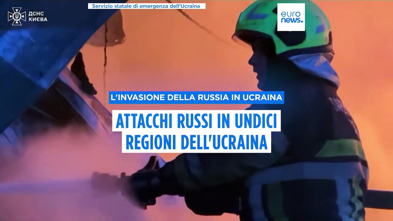 Ucraina: missili e droni russi su 11 regioni, Zelensky aumenta gli incentivi per le giovani reclute