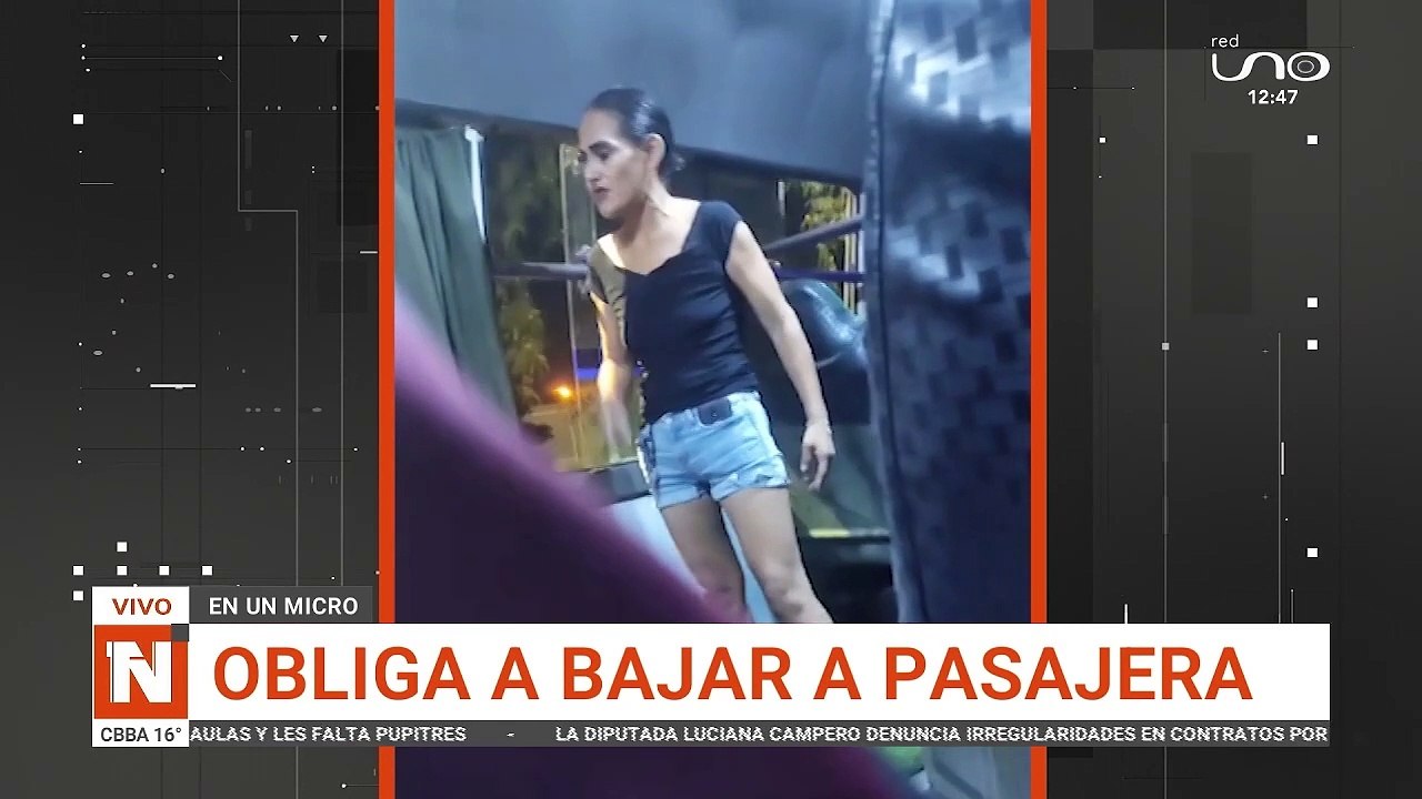 SCZ DENUNCIAN MALTRATO A PASAJERA