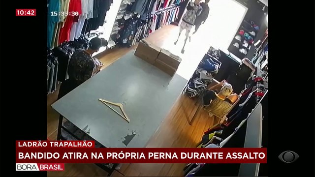 Bandido atira na própria perna durante assalto em Belo Horizonte