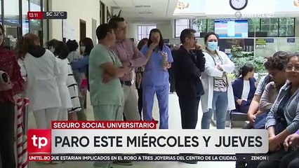 Personal del Seguro Universitario cumple paro de 48 horas exigiendo la institucionalización de cargos jerárquicos