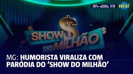 Humorista Viraliza com Comédia Inspirada no ‘Show do Milhão’ em Minas Gerais 🎤