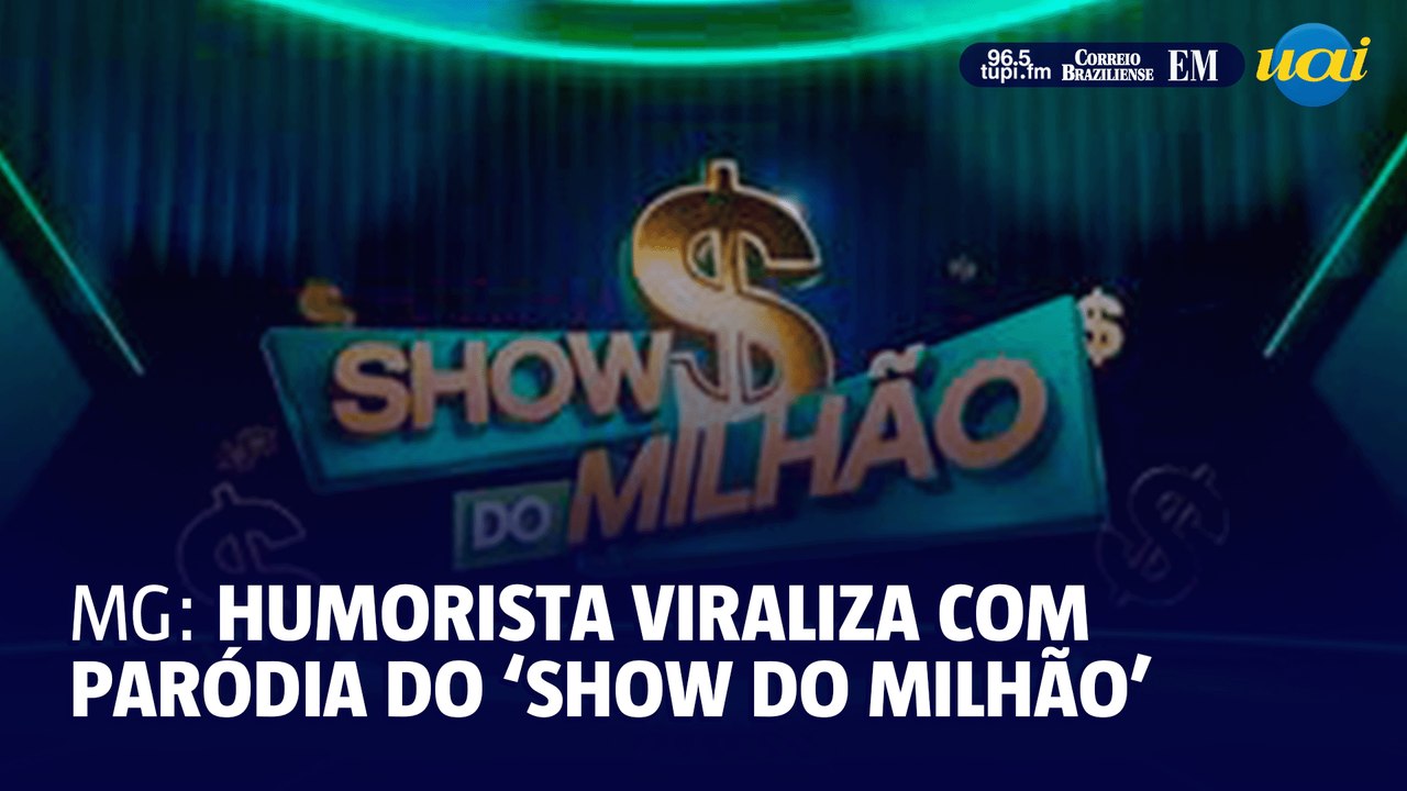 Humorista viraliza com ‘Show do Milhão em Minas Gerais’