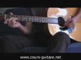 Calogero - Prendre racine - guitare acoustique