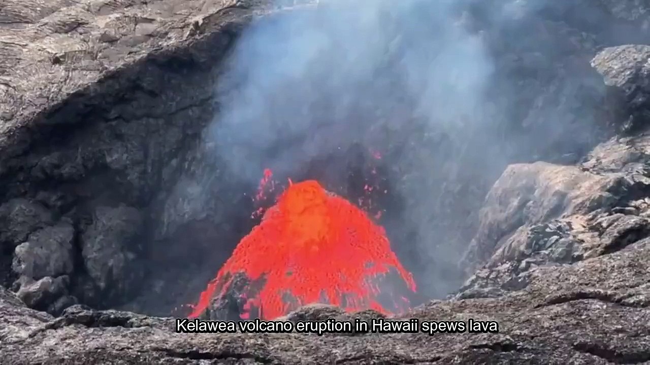 Kilauea volcano eruption in Hawaii spews lava 330 feet intosky #volcano #eruption #lava #rimpactx