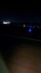 Cearense registra momento em que avisão bate em carro