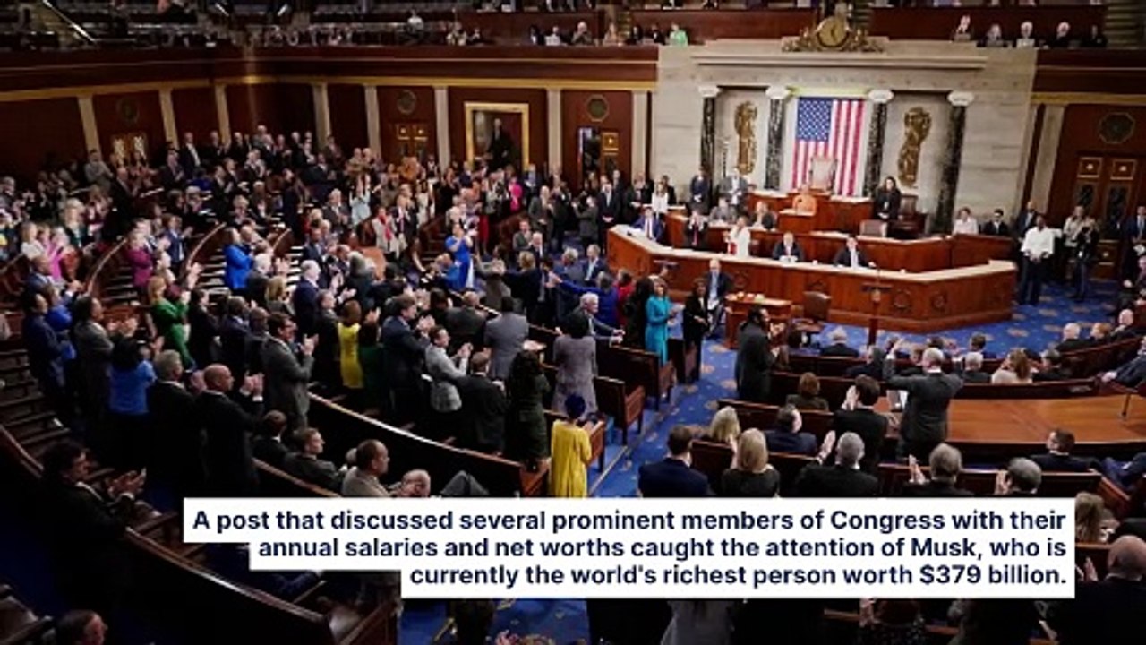 Elon Musk Questions Congress Members' Wealth: '...