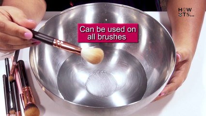 How to wash make-up brushes