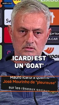 Fenerbahçe - La réponse sarcastique de Mourinho après les critiques d'Icardi