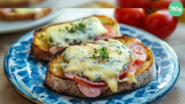 Tartine à la fourme d'Ambert