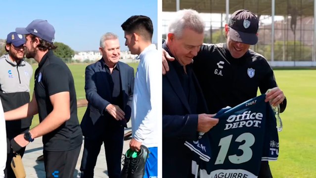 Javier Aguirre sigue en su Trour por la Liga Mx ya hora fue el turno de Pachuca
