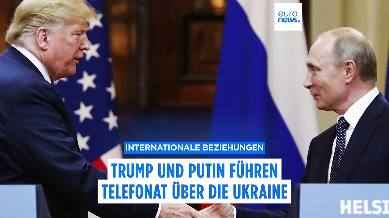 Trump hat nach eigenen Angaben mit Putin gesprochen und kündigt Ukraine-Verhandlungen an