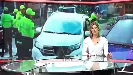 La Paz: Un tractor pierde el control y provoca una triple colisión en la avenida Zabaleta 