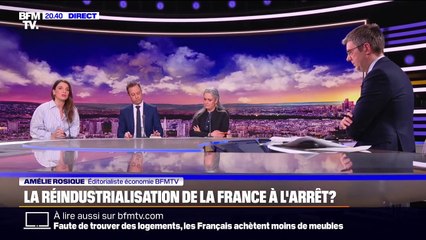 LE CHOIX D'AMÉLIE - La réindustrialisation de la France toujours à l'arrêt?