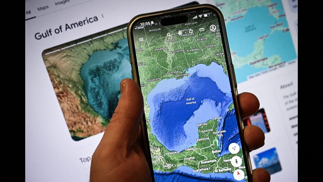 Apple renombra Golfo de México como "Golfo de América" en su app de mapas de EEUU