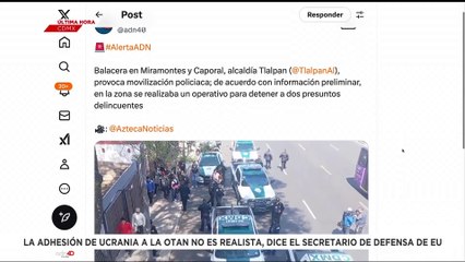 🚨¡Última Hora! Reportan balacera en Miramontes y Caporal en la alcaldía Tlalpan