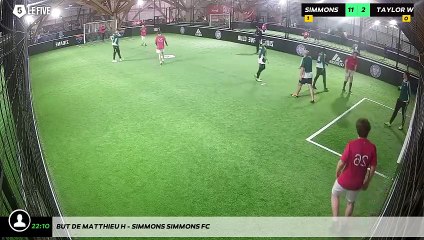 But de Matthieu H - Simmons Simmons Fc