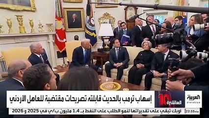 لقاء ترمب والملك عبدالله الثاني.. استقبال ودي قبل العاصفة