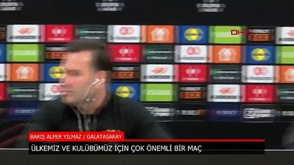 Galatasaray'da Barış Alper Yılmaz: Ülkemiz ve kulübümüz için çok önemli bir maç