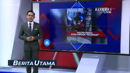 Rekaman Wanita Ngamuk di Pelabuhan Karena Ditinggal Kekasih Merantau, Jadwal Pelayaran Terganggu