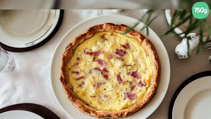 Quiche boursin au jambon