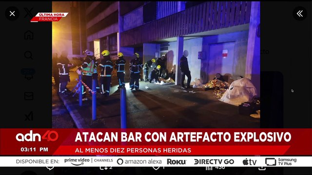 🚨¡Última Hora! Al menos diez personas heridas tras ataque con artefacto explosivo en Francia
