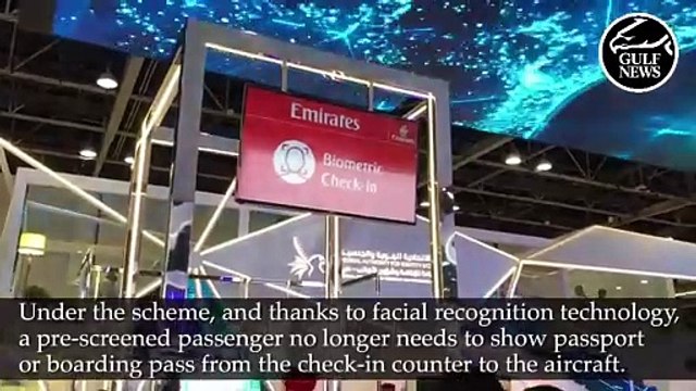 Gitex 2019 Technology Week: Biometric Facial Recognition check-in