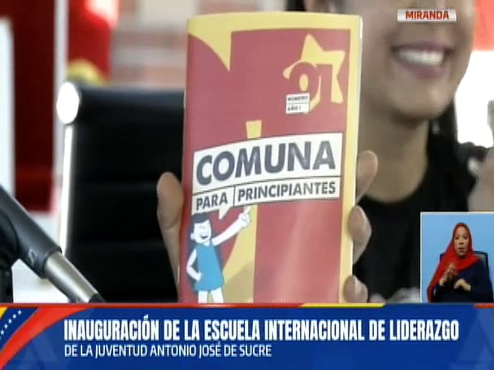 Pdte. Maduro felicita a la juventud por la iniciativa de los folletos "Comuna para Principiantes"