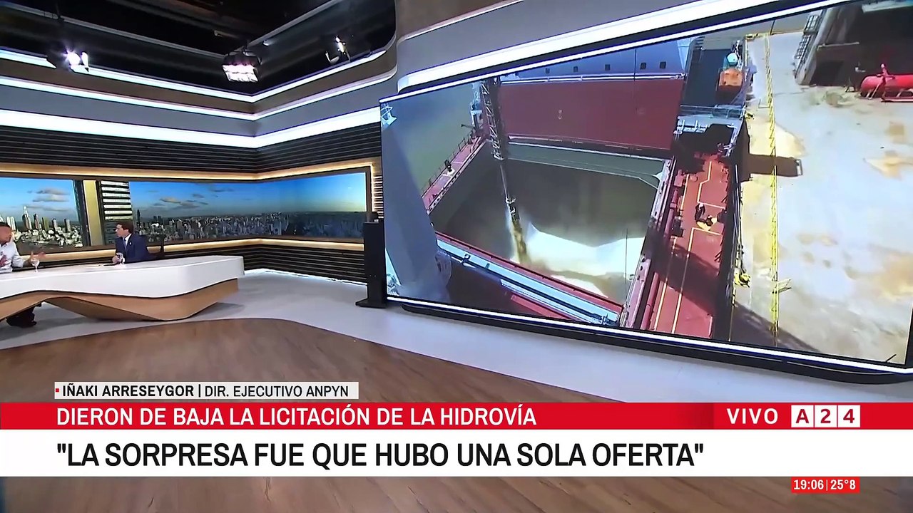 🔴IÑAKI ARRESEYGOR EN A24: ¿QUÉ PASÓ CON LA LICITACIÓN DE LA HIDROVÍA?