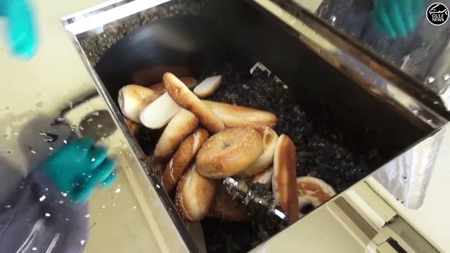 Eco-friendly food waste recycling with “stomach” machine at DCL