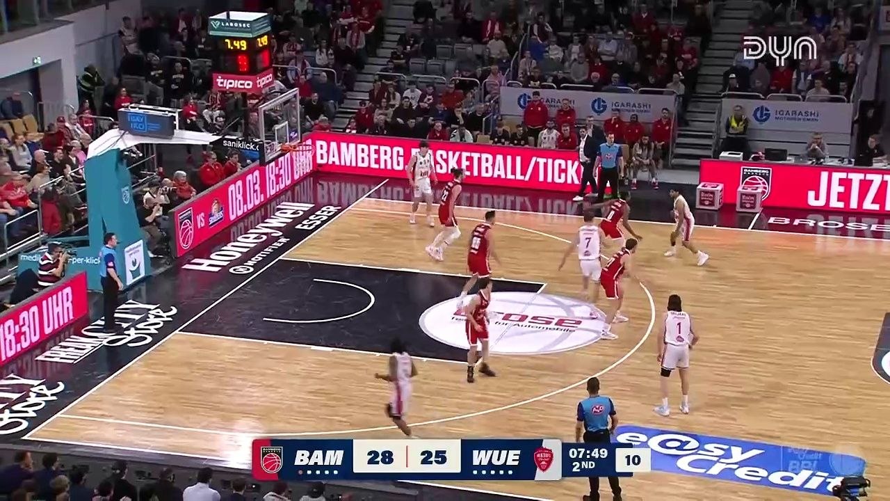 Jackson eiskalt: Würzburg siegt nach Overtime gegen Bamberg