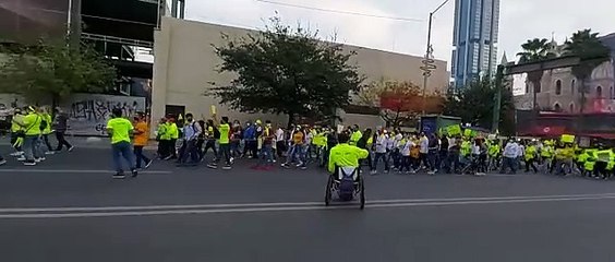 Orgullo y dignidad, realizan primera marcha personas con discapacidad