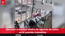 Ejecutan a hombre afuera de agencia de autos en la avenida Gonzalitos