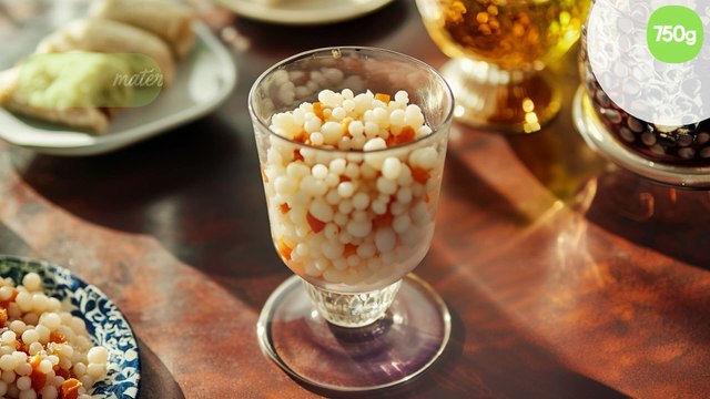 Pâtes perles au surimi