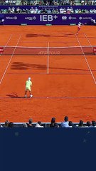 Buenos Aires - Quand Jarry termine sa course le nez dans le filet...